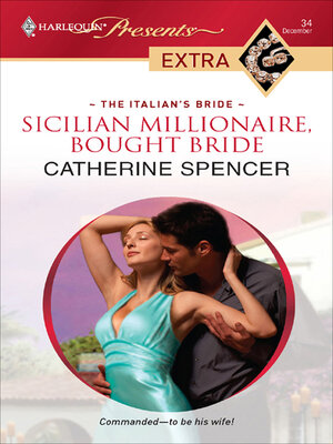 cover image of Sicilian Millionaire, Bought Bride